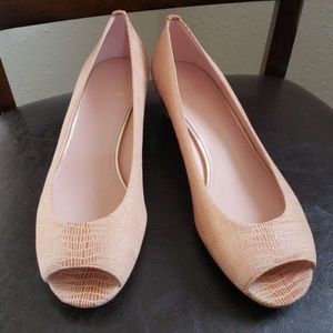 Stuart Weitzman Logosavior Lizard-embossed Leather